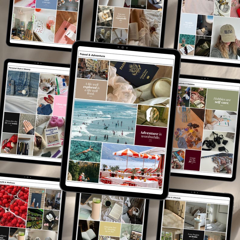 The 2026 Digital Vision Board Workbook | Vision Board Kit for Goodnotes ...