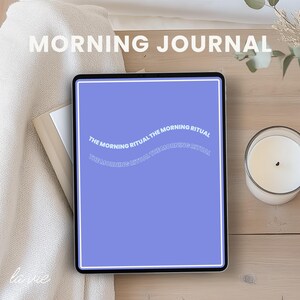 Morning Ritual Digital Journal: Gratitude & Affirmations (GoodNotes/iPad) (Digital Download)