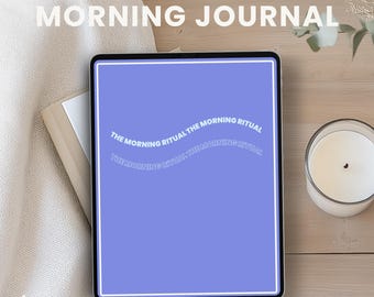 Diario digitale del rituale mattutino: gratitudine e affermazioni (GoodNotes/iPad) (download digitale)
