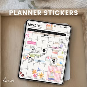 The Spring Sticker Pack | 130+ Digital Planner Stickers | GoodNotes, iPad, Spring Aesthetic PNGs | Doodles, Sticky Notes, Icons, Patterns