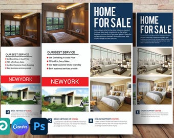 Rental Property Flyer | Editable Canva Template | Apartment For Rent Poster | Real Estate Marketing Design