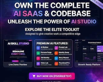 Ultimate All-in-One AI SaaS Platform Full Source Code | AI Video Engine, Pro Face Swap, Creative Studio & Enterprise Admin Suite