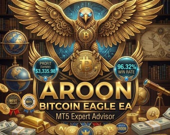 Bitcoin Eagle EA by AROON - MT5対応エキスパートアドバイザーで安定したBTCUSD利益を実現 | 完全自動化された暗号通貨取引ボット