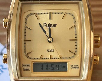 Pulsar PBK035X2 Ana Digi 40th Jubiläum Sport Armbanduhr