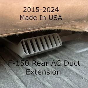 Rear AC Duct Extensions for 2015–2024 Ford F-150 (Pair) – Boost Rear Seat Comfort