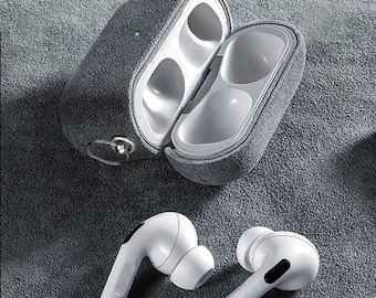 Luxus handgefertigte Wildleder AirPods Pro Hülle | Stylischer Schutz für Deine Earbuds