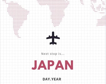 Japan Travel Checklist Printable | Japan Packing List PDF | Travel Planner Digital Download
