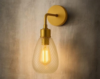 Modern Glass Wall Sconce
