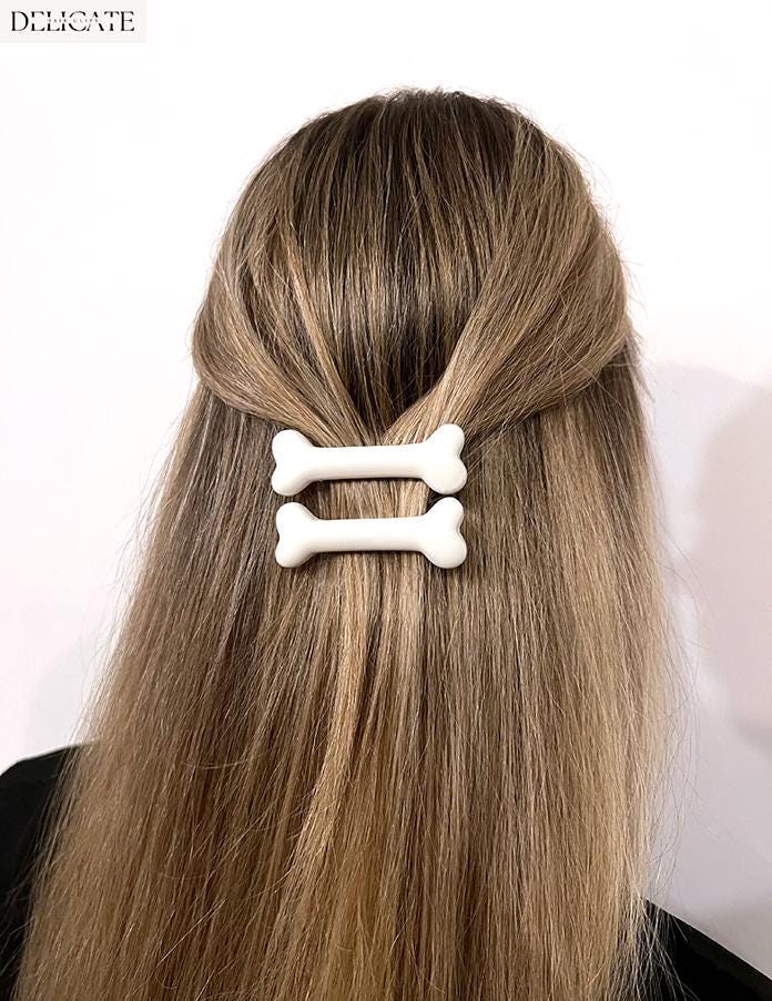 4 pezzi/set fermagli per capelli larghi e trasparenti senza