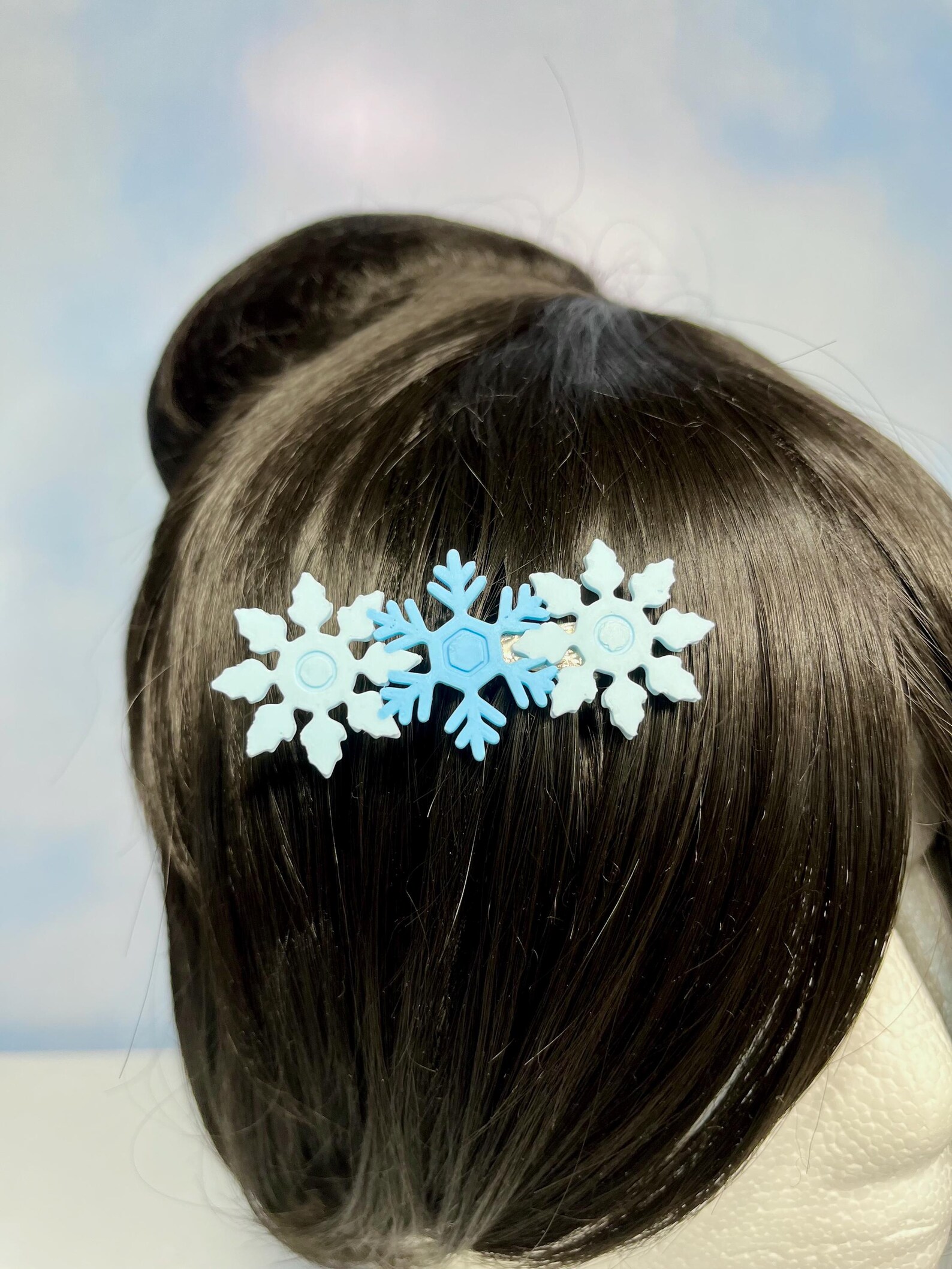 Koyuki Snowflake Hair Clip - Etsy