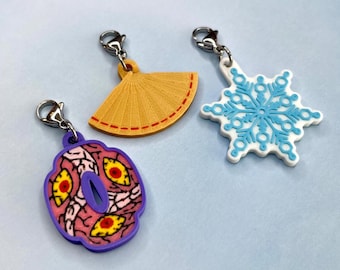 Upper Moon Mini Keychains/Zipper Pulls/Necklace