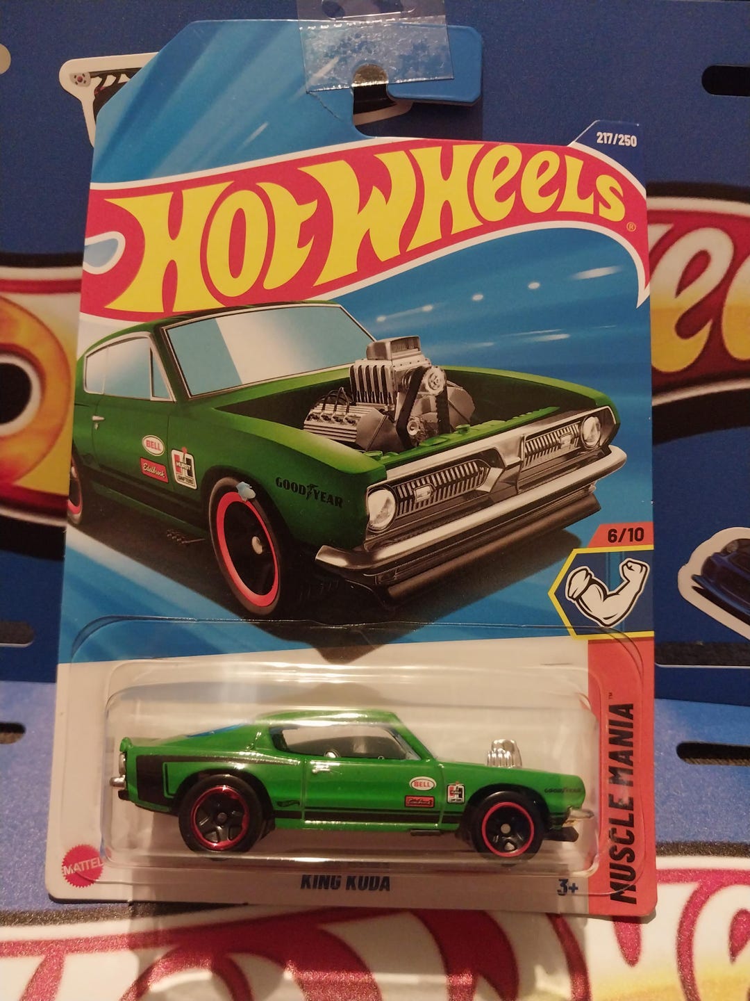 Hot Wheels King Kuda: Green Muscle Mania Diecast (2024, 217/250