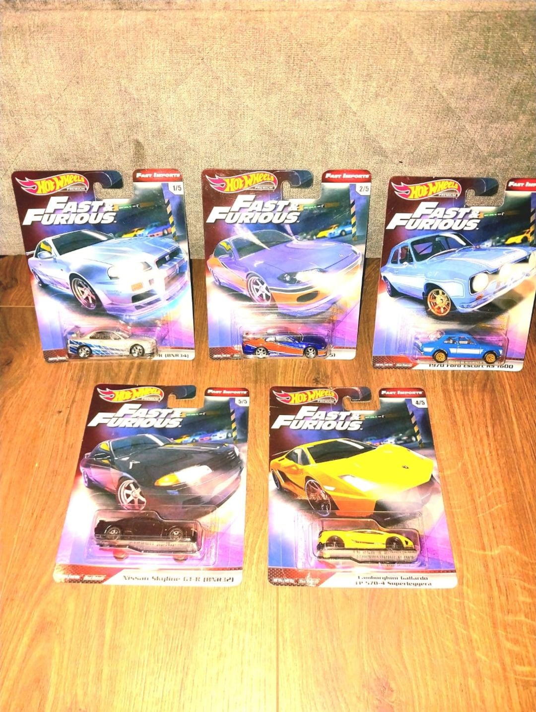 Hotwheels Fast and Furious Fast Imports Full Set 2017 One of the