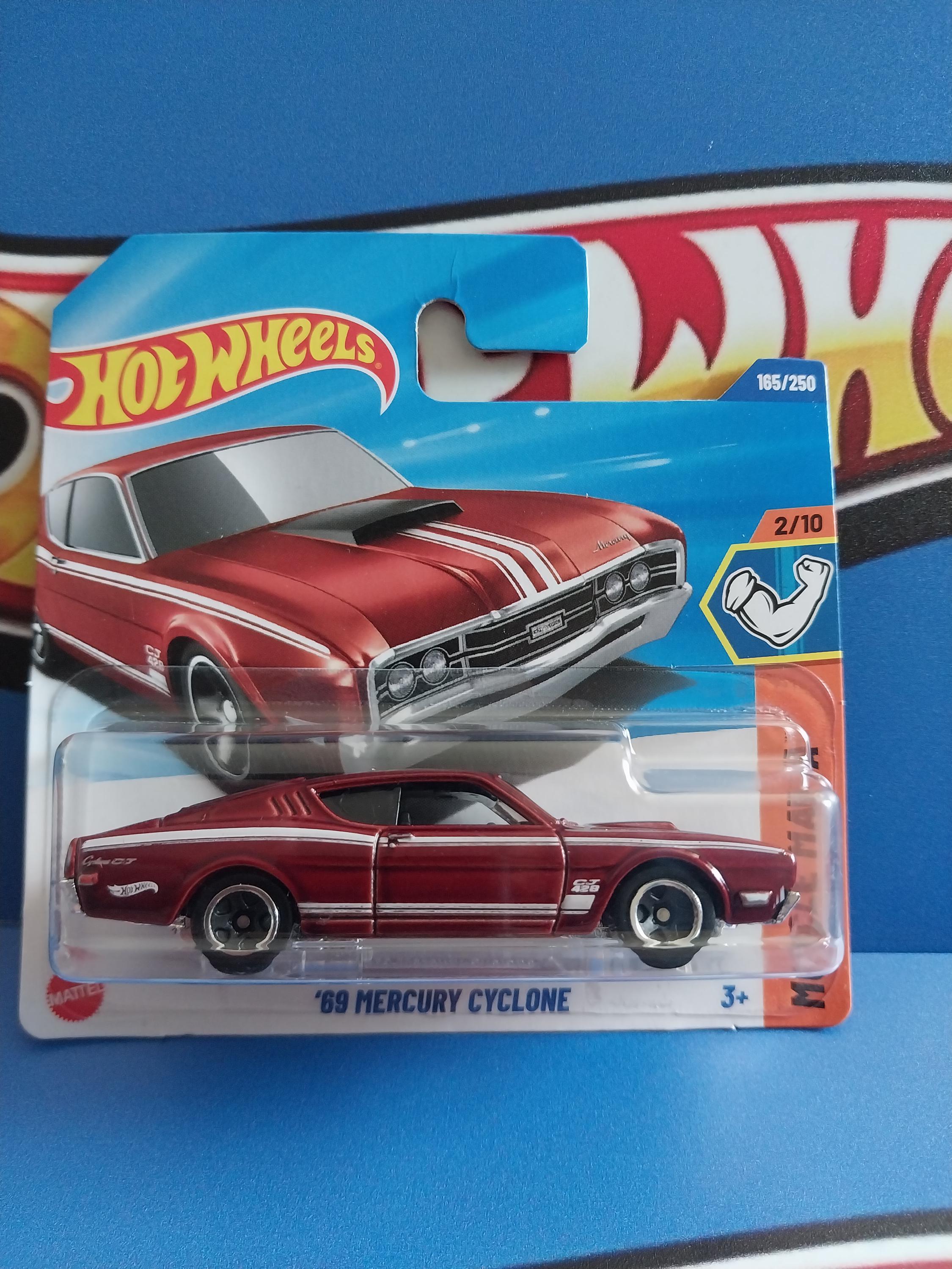Hot Wheels '69 Mercury Cyclone: Red Muscle Mania Diecast Car - Etsy