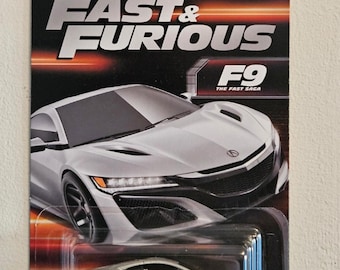 Hot Wheels Fast & Furious '17 Acura NSX 9/10 - F9 the Fast Saga - Etsy