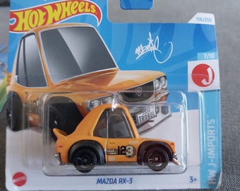 マツダ RX-3（オレンジカラー） - ホットウィール HW J-Imports - 2024