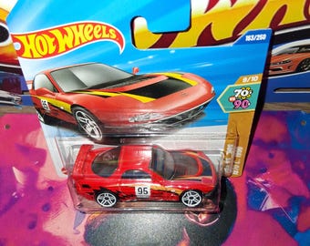 Hotwheels Red 95 Mazda RX-7 Drift Short Card 70s V 90s Series Rare