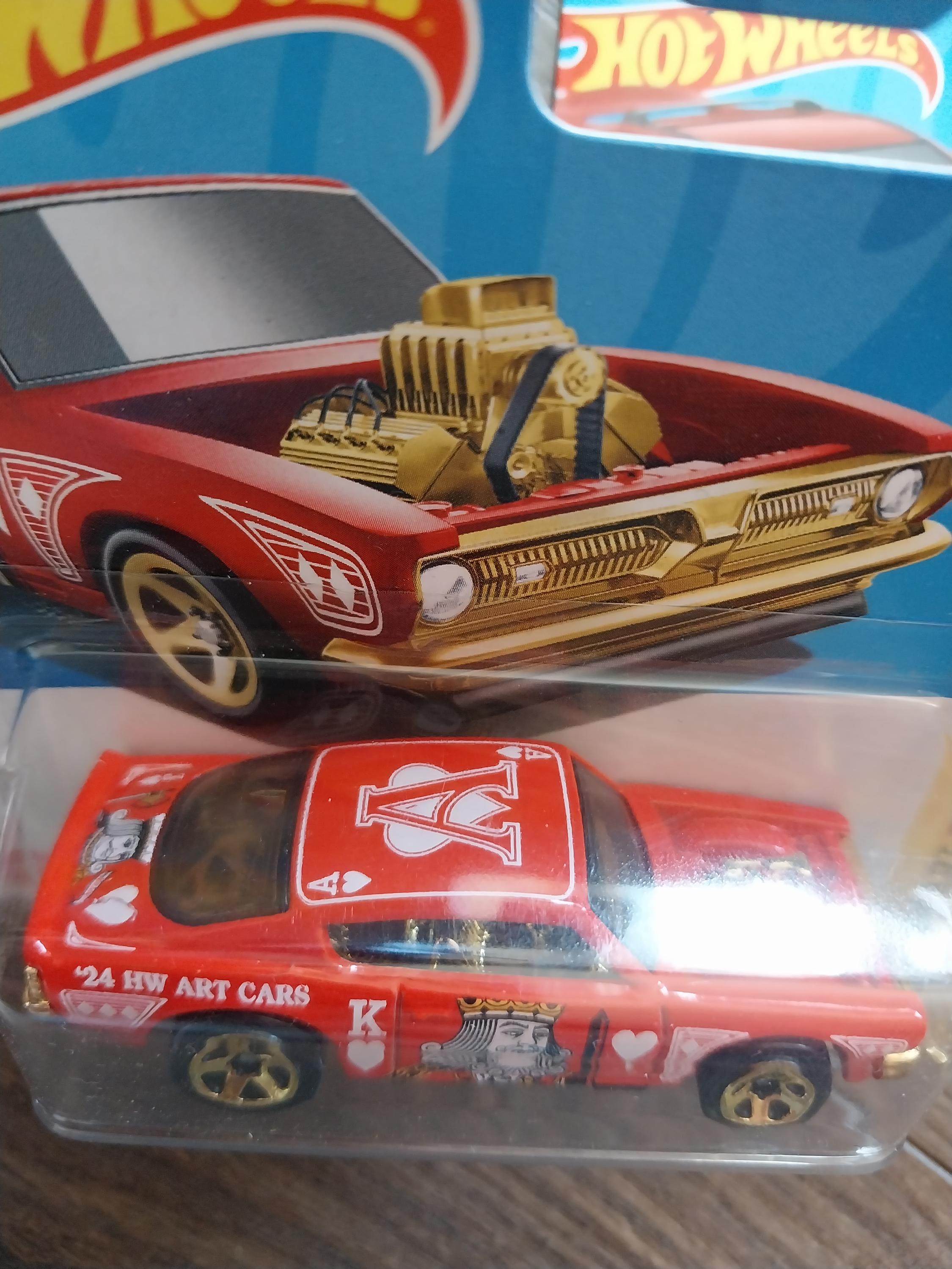 Hotwheels HW Art Cars Red King Cuda Diecast Car - Etsy