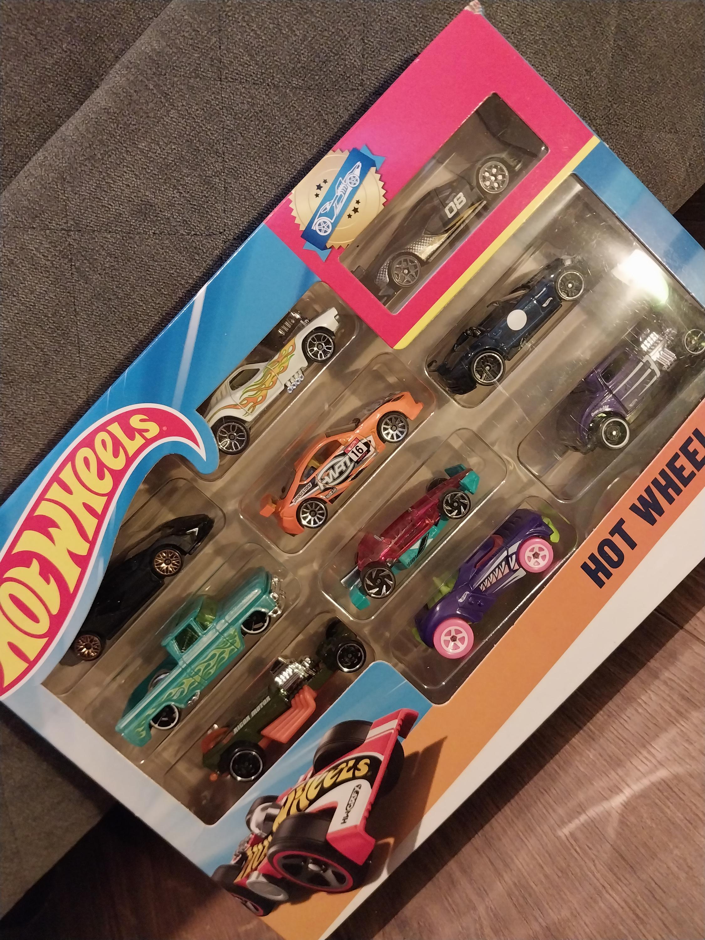 Hot Wheels 10-pack Set and Five Different Themed Hot Wheels 5-pack