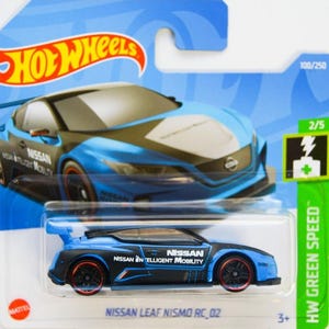 Hotwheels Nissan Leaf Nismo RC 02 rare find in short card lovely gift for kids and collectors alike