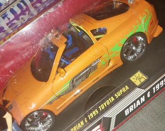Jada Toys 1to18 Fast & Furious Brians 1995 Toyota Supra Die-cast