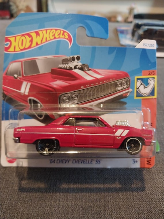 Hot Wheels '64 Chevy Chevelle SS: Red Muscle Mania Series Diecast