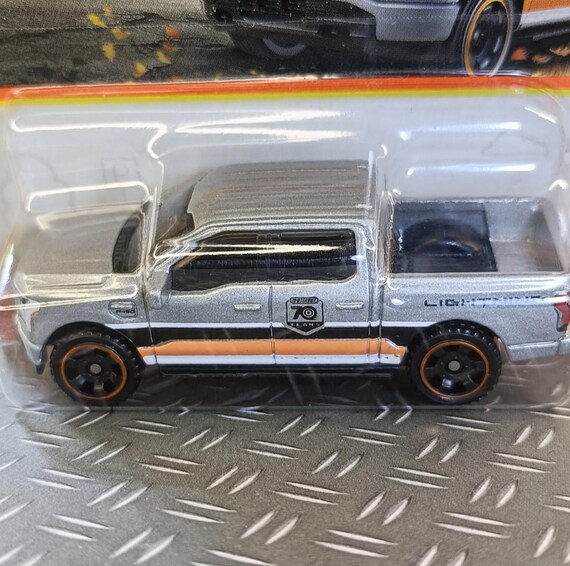 Matchbox 2022 Ford F-150 Lightning Silver – 20/100 Series Diecast Model Car - View #2
