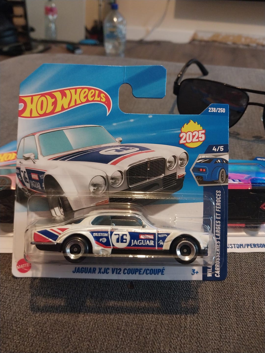 Hot Wheels Wild Widebody Jaguar XJC V12 Coupe: Rare Short Card