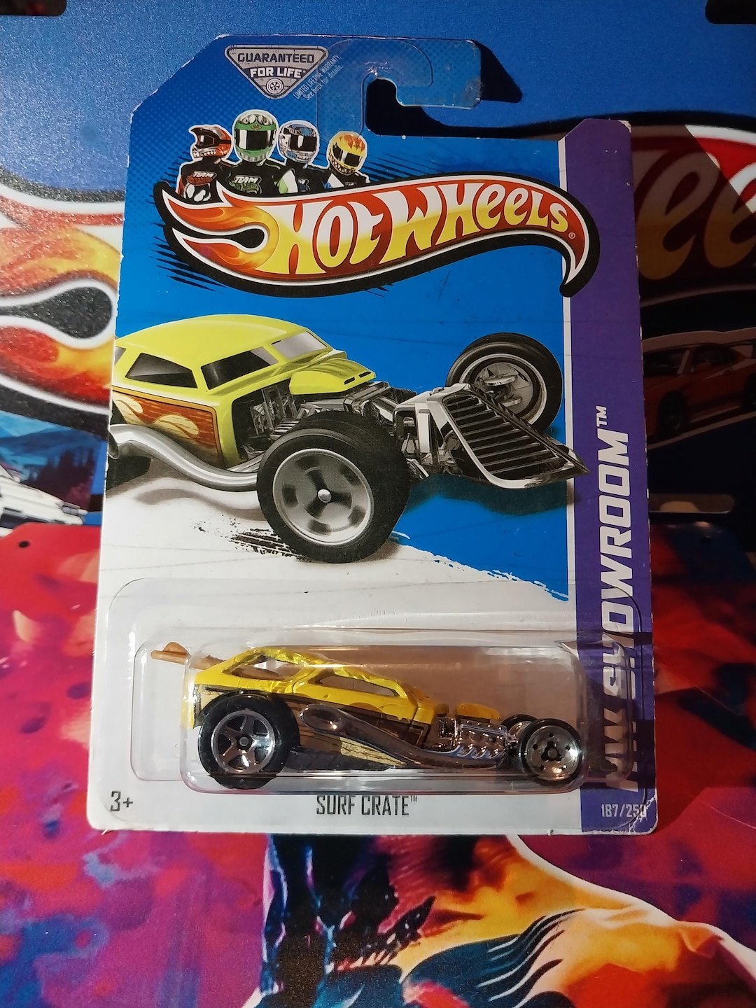 Hotwheels Vintage Surf Crate From HW Showroom Sub Series Long Card