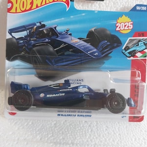Hot Wheels Williams Racing F1 Car: Duracell Track Aces Edition