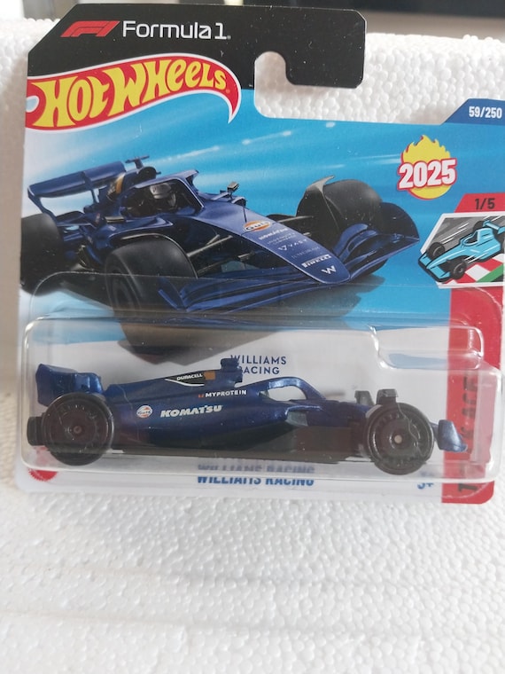ミニカー Hot Wheels Williams F1 1/18 Hot Wheels Williams Racing F1 Car: Duracell From Track Aces Sub