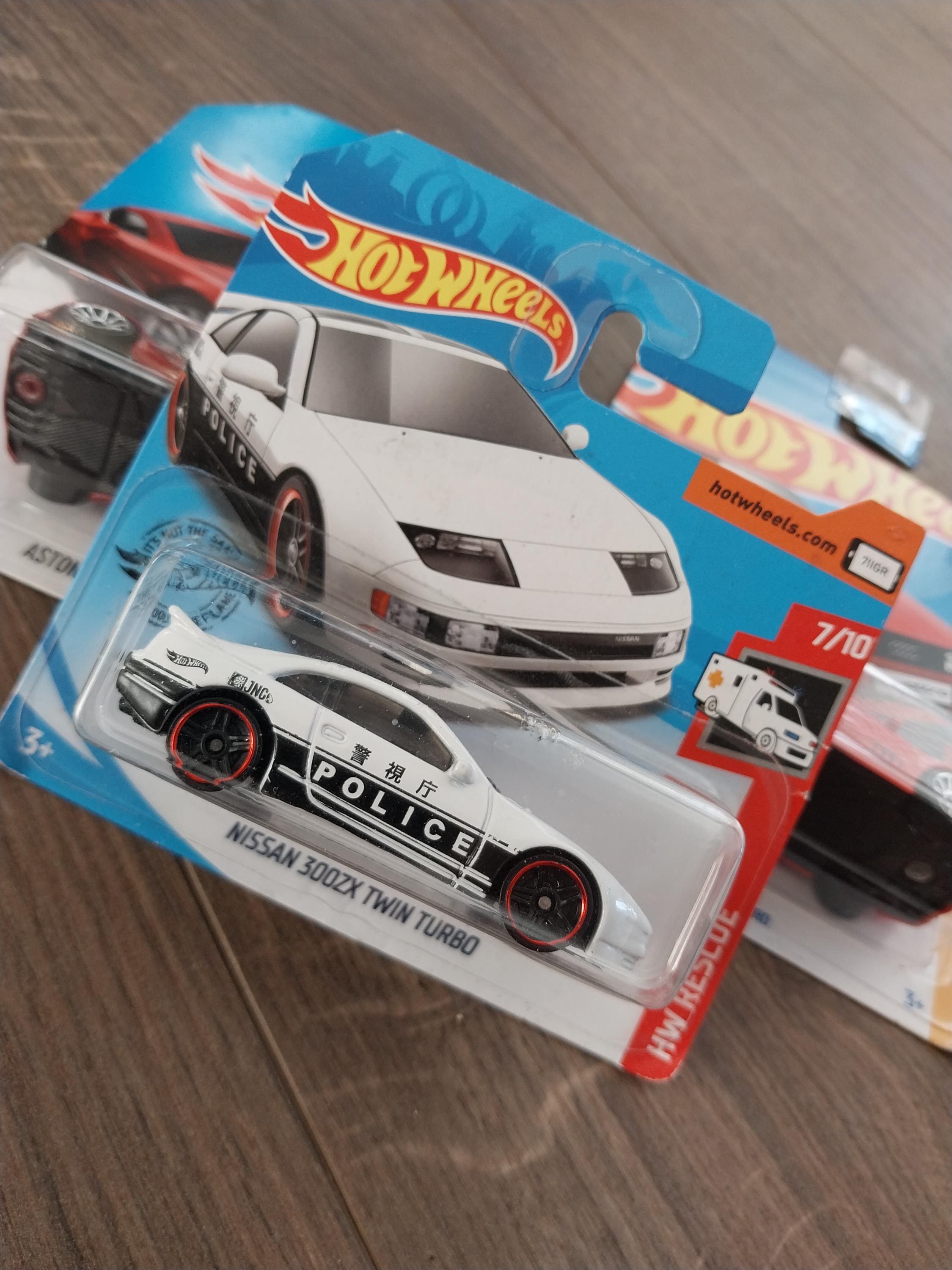 Hotwheels Nissan 300ZX Twin Turbo: White Rescue Police Car - Etsy