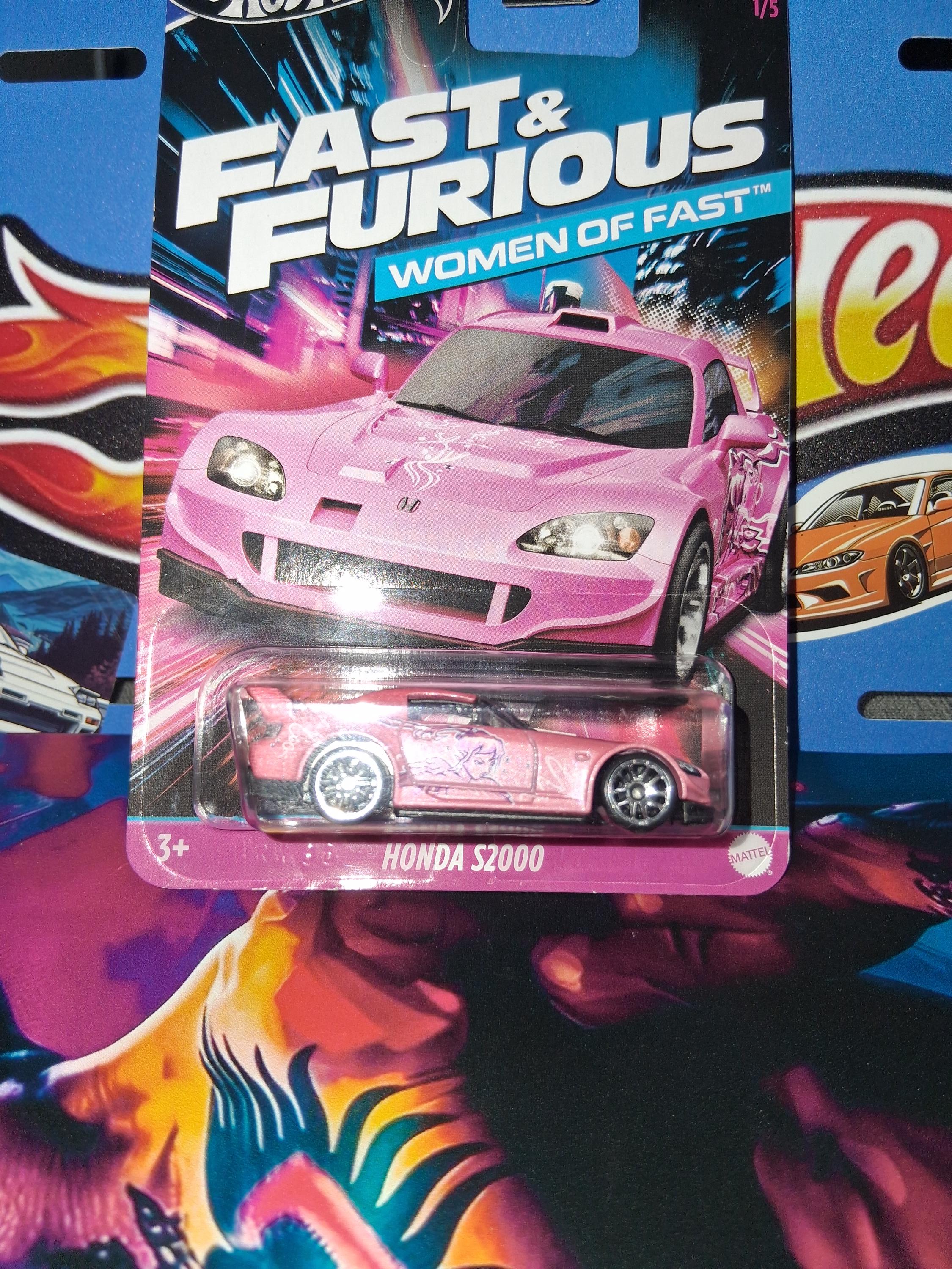 Hot Wheels Suki S2000: 2 Fast 2 Furious Diecast Car Pink Rare