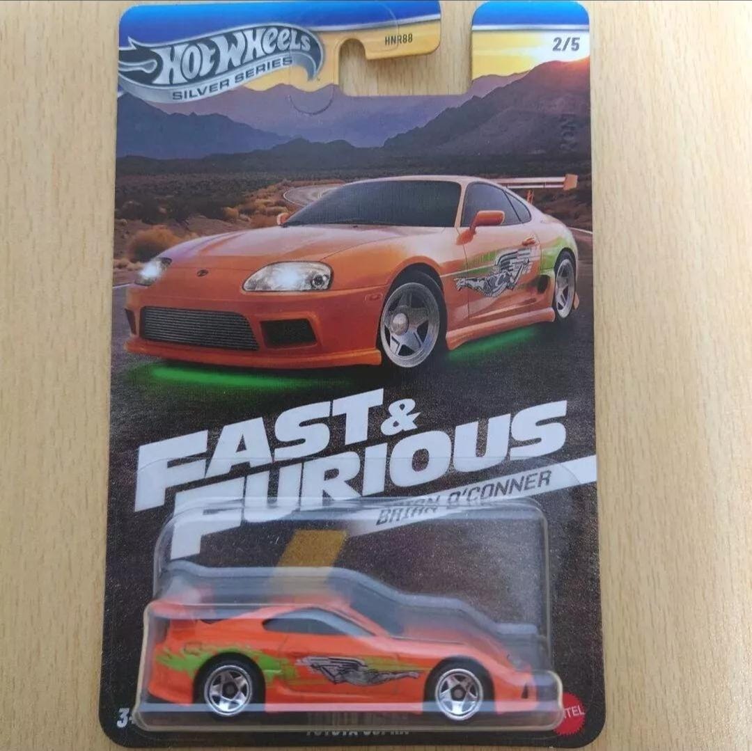 Hot Wheels Fast & Furious Original Brian O'conners Orange Toyota
