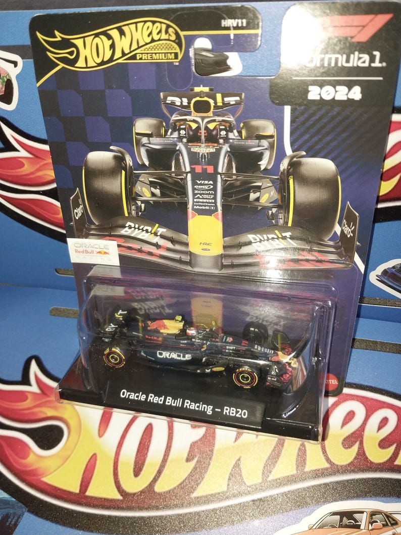 Hot Wheels Premium 2024 Formula 1 Diecast Cars Oracle Red Bull Racing ...