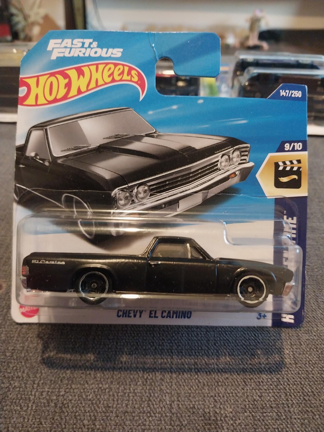 Hot Wheels Fast & Furious Chevy El Camino Rare Short Card Diecast