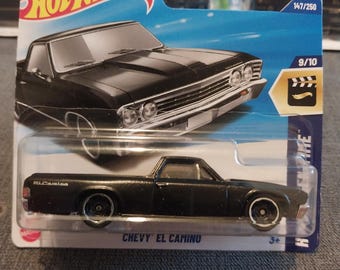 Hot Wheels Fast & Furious Chevy El Camino Rare Short Card Diecast