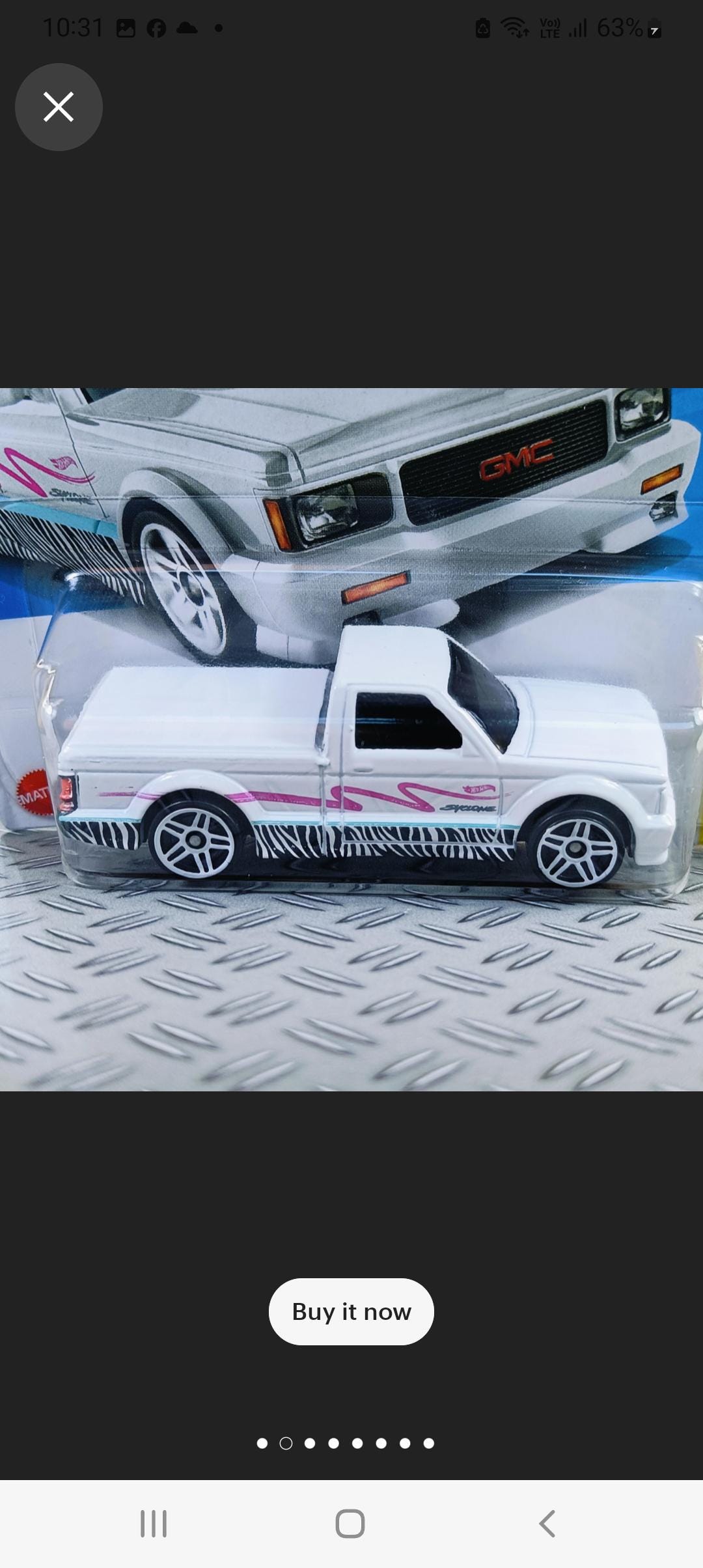 Hotwheels 91 GMC Syclone: Pearl White, the 90's Series - Etsy Canada