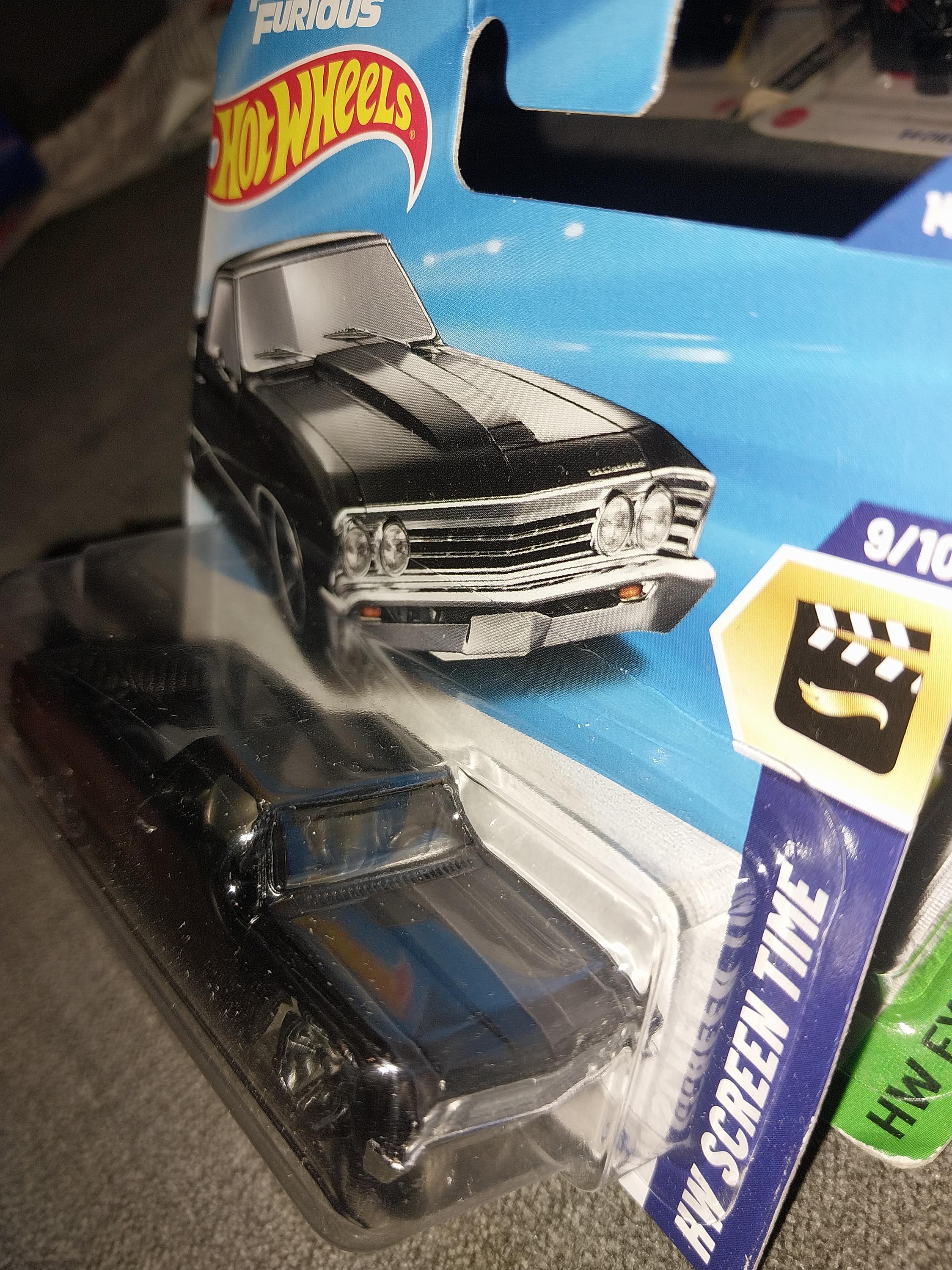 Hot Wheels Fast & Furious Chevy El Camino Rare Short Card Diecast