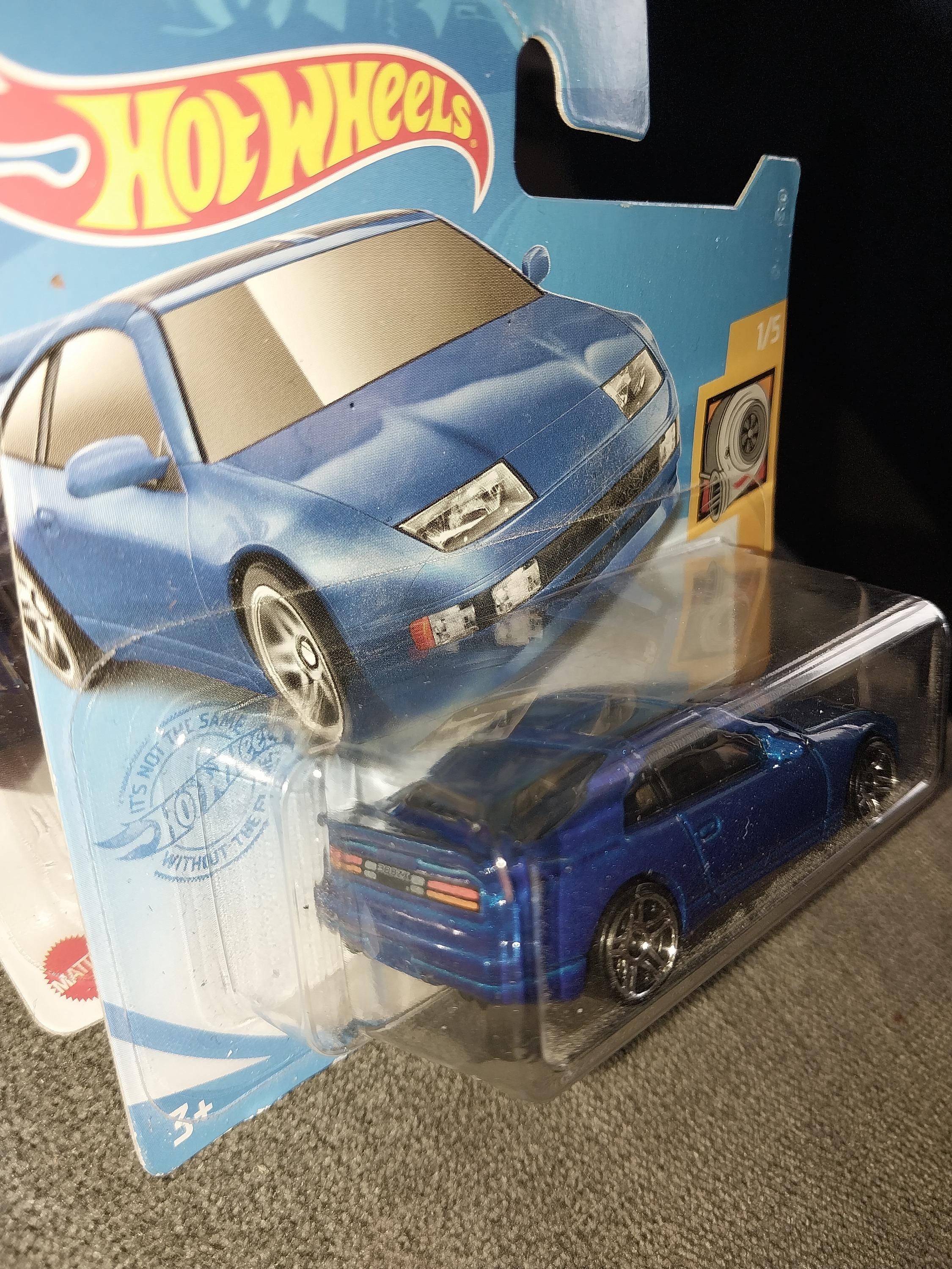 Hotwheels Nissan 300ZX Twin Turbo: Rare Blue Diecast Model HW