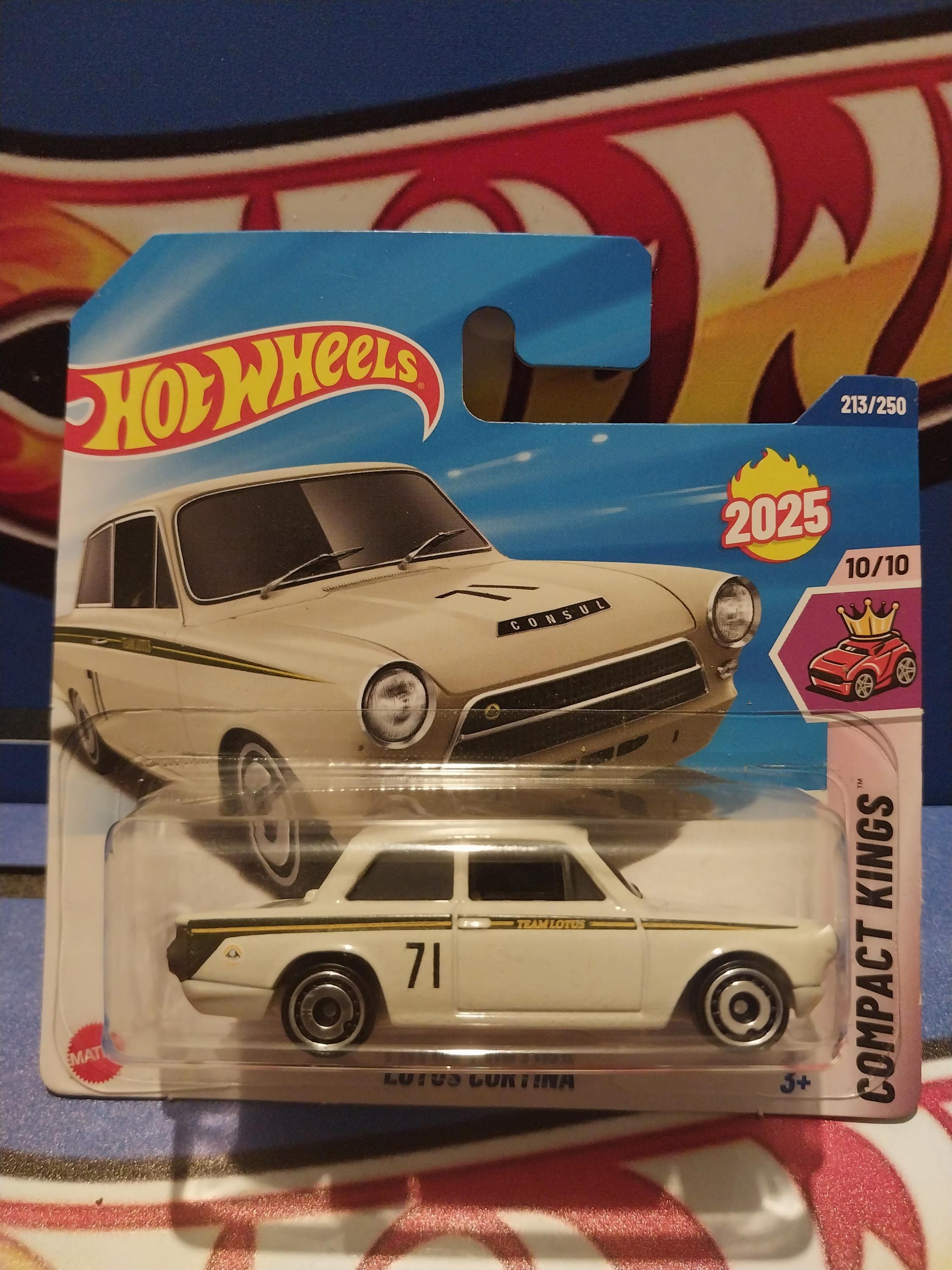 Hot Wheels Lotus Cortina: Compact Kings Diecast Car (2025 Series