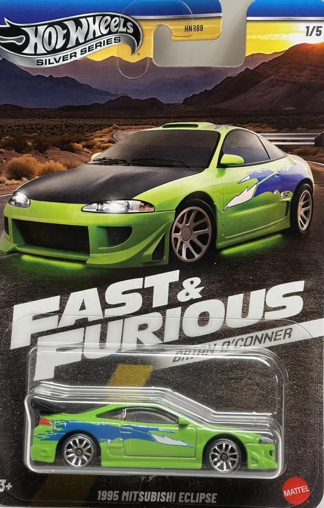 Hotwheels Fast & Furious Brian O'conner 1995 Mitsubishi Eclipse - Etsy
