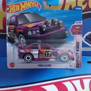 Hotwheels Compact Kings Purple Ford Escort  short card Rare to find  lovely gift for all ages 2025 113/260 4/10 Cosworth