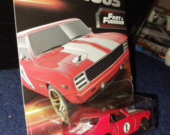 ホットウィール ワイルド・スピード '69 カマロ：レッド ダイキャスト