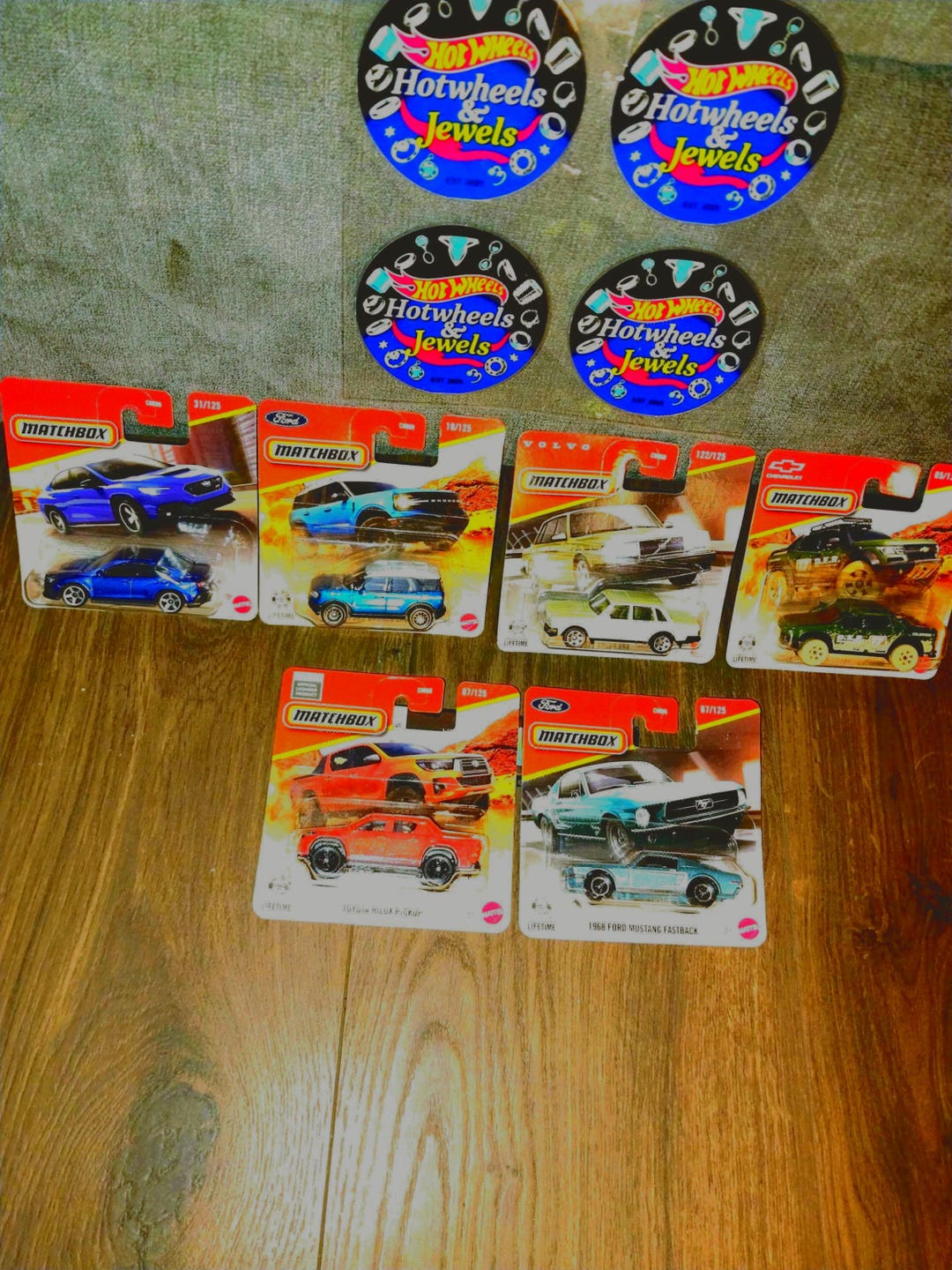 Assortment of 6 Rare Matchbox Cars. 2024 Subaru WRX S4 Sti 1986 Volvo ...