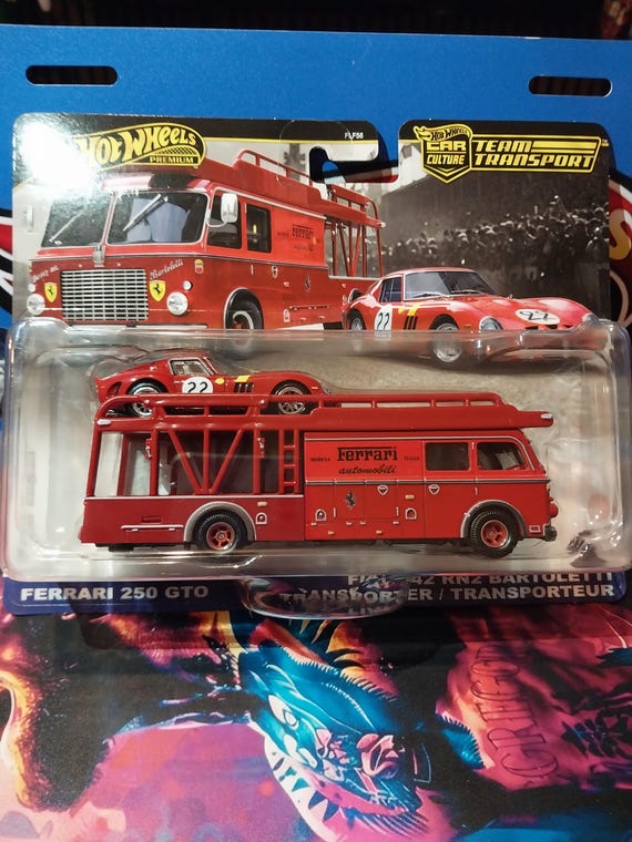 Hotwheels Premium Car Culture Team Transport Ferrari 250 GTO and