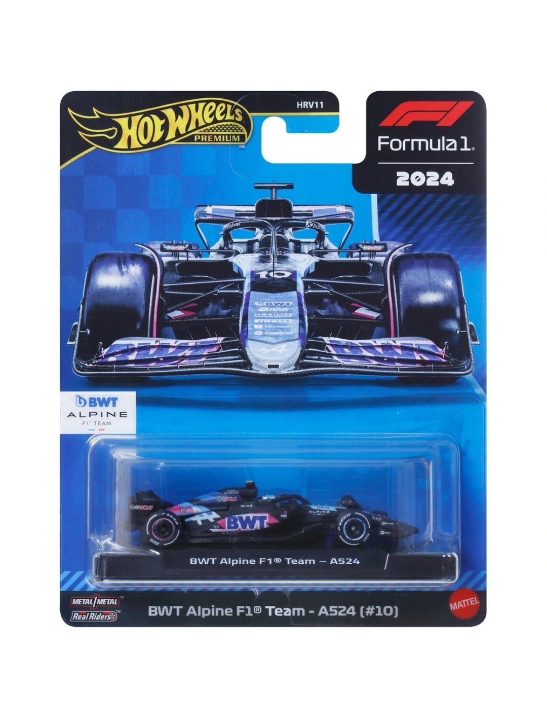 Hot Wheels Premium 2024 Formula 1 Diecast Cars BWT Alpine F1 Team