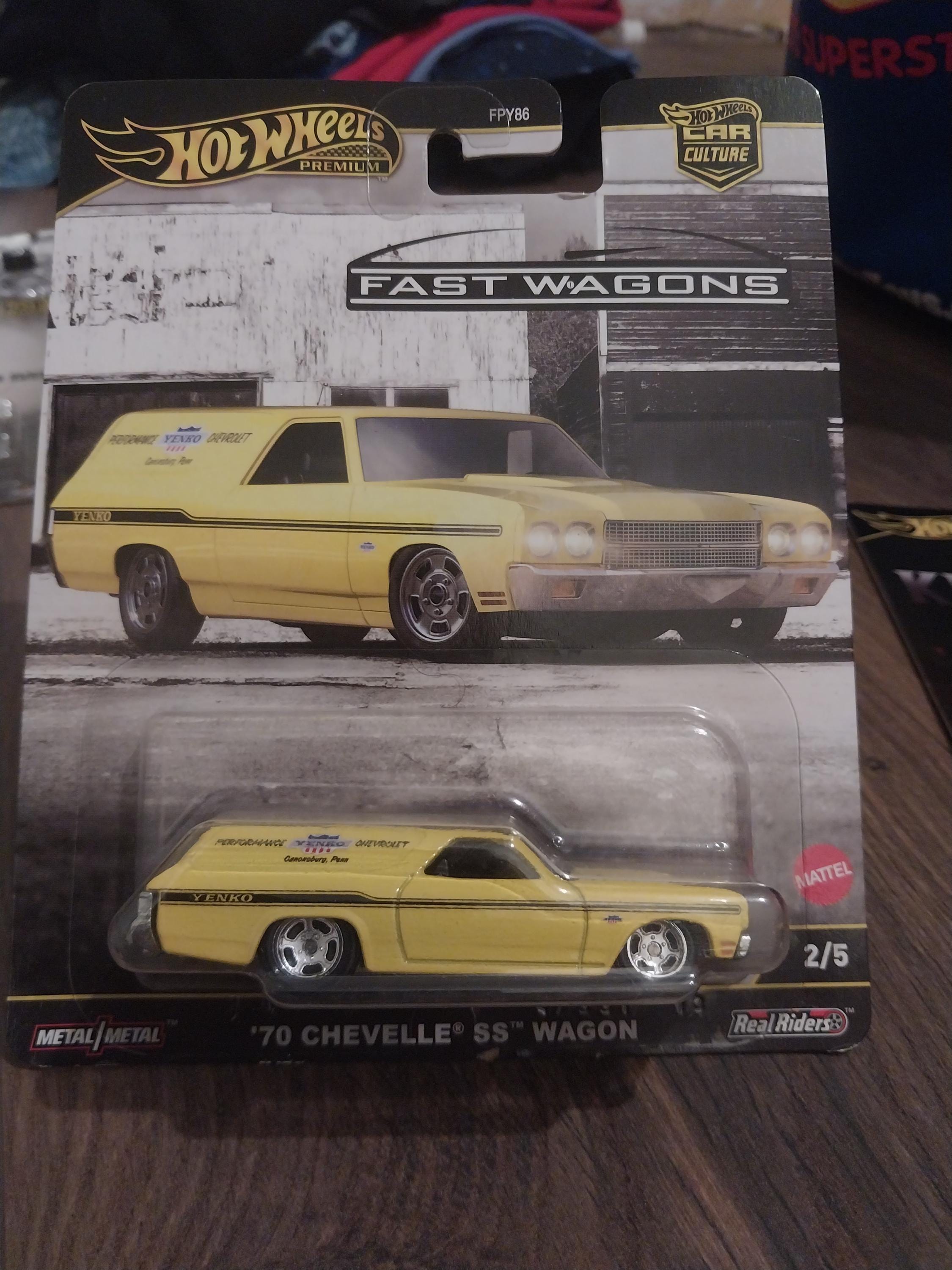 ホットウィール FAST WAGONS '70 シェベル SSワゴン10台セット