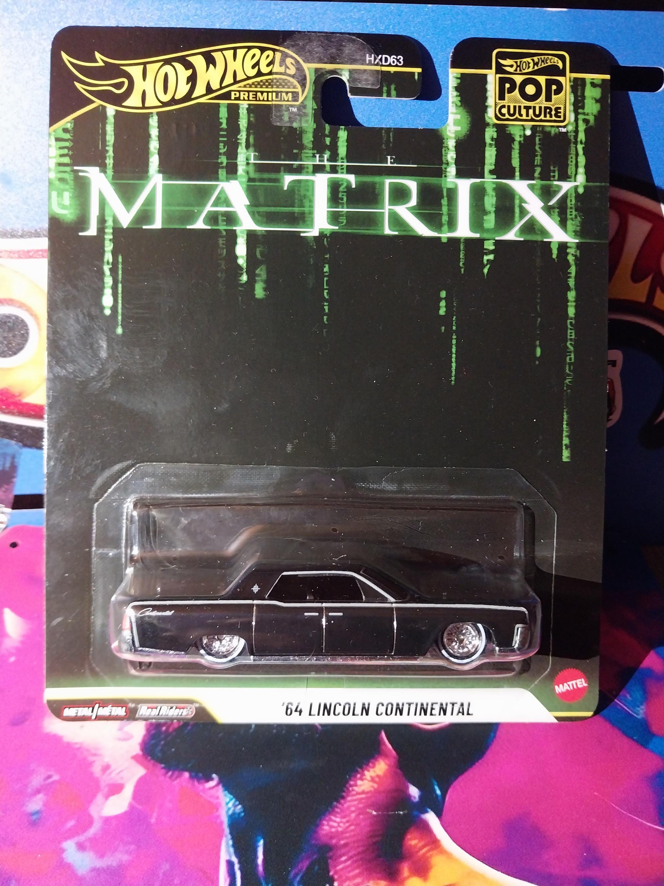 Hotwheels Premium 64 Lincoln Continental From Matrix Pop Culture