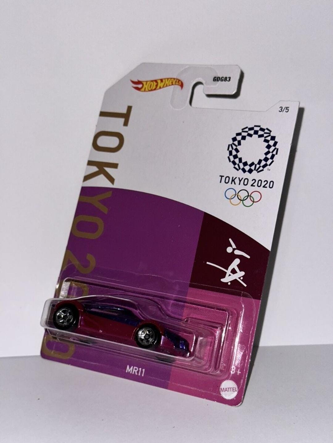 Hot Wheels Olympic Series Tokyo 2020 MR11 Skateboard Edition 3/5